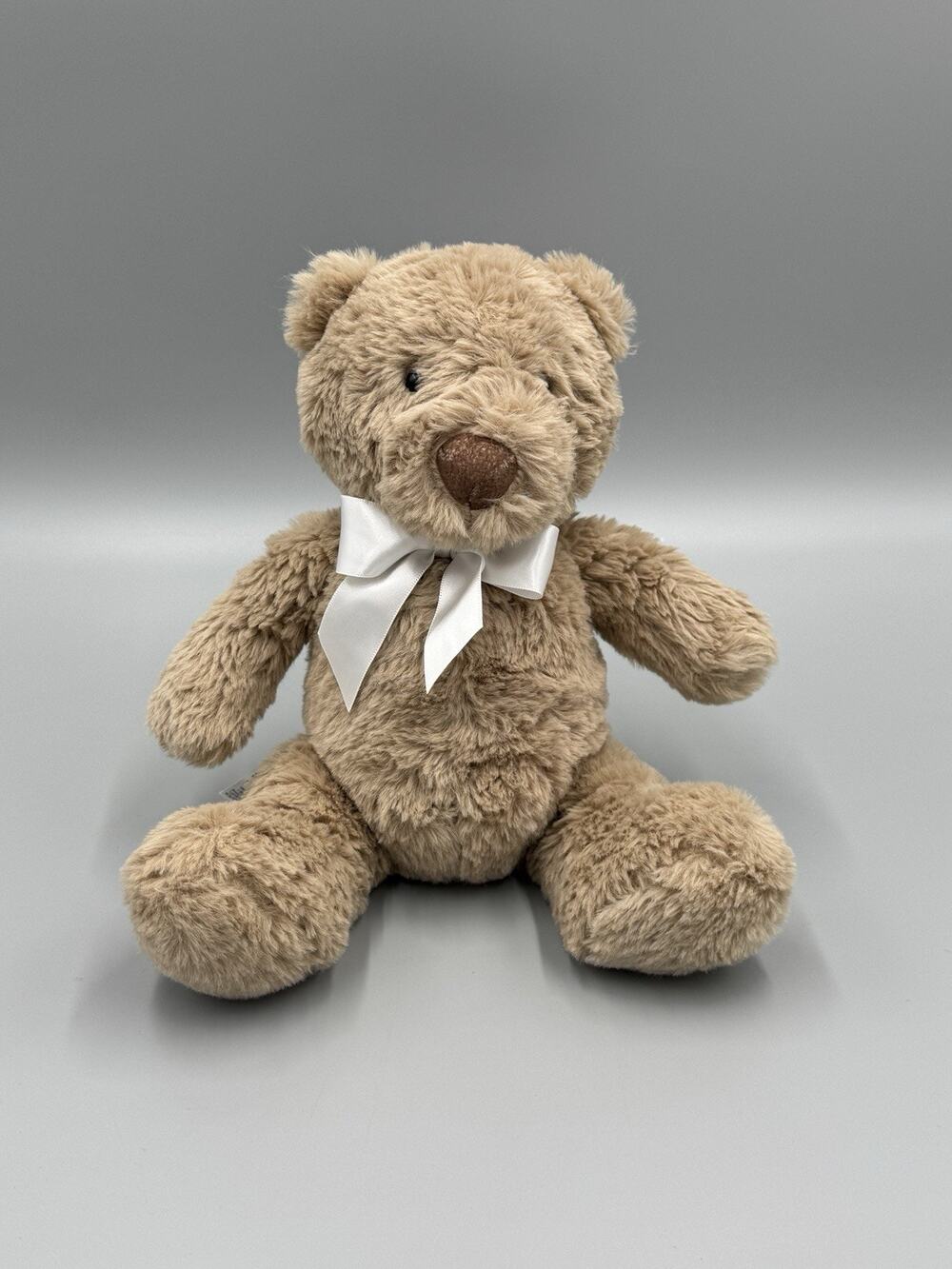 Snug Teddy Bear Plush 9” Stuffed Animal W/ Ribbon Bow